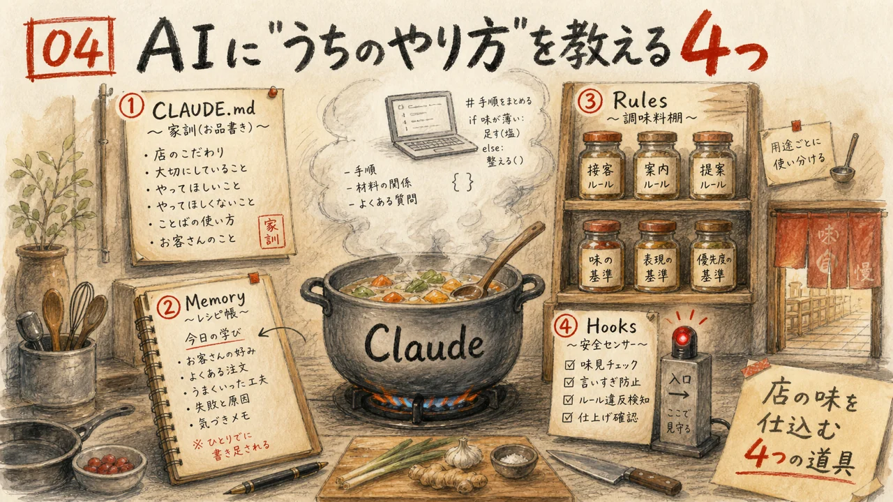 AIに教える4つの方法
