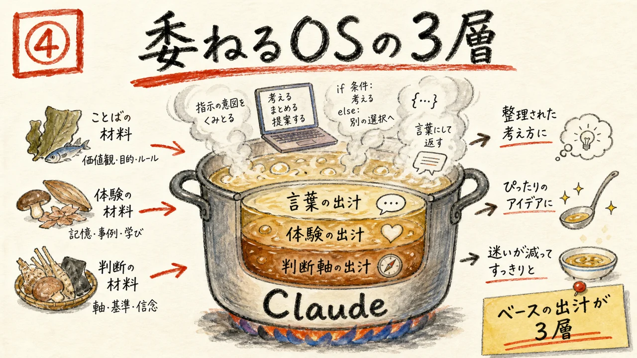 委ねるOSの3層