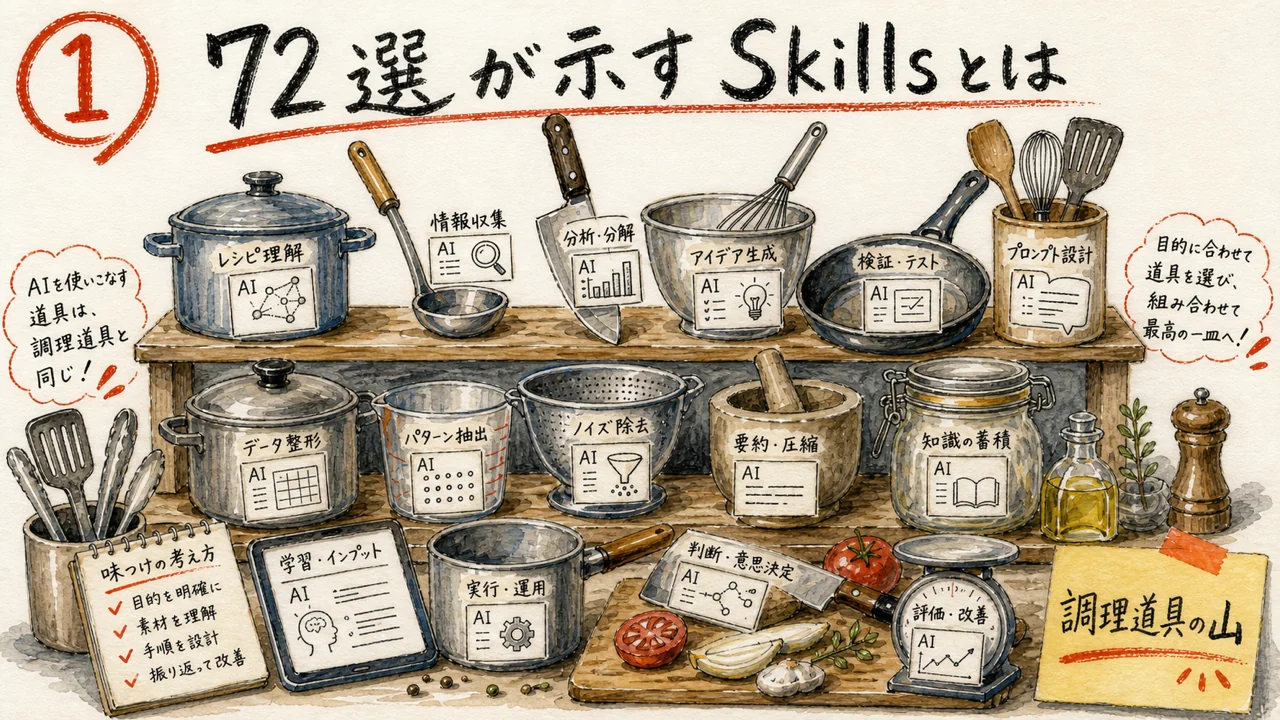 72選が示すSkillsとは
