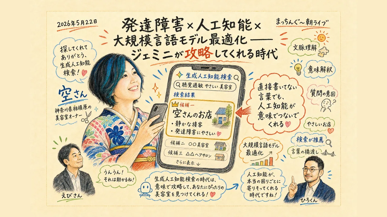 発達障害×AI×LLMO──Geminiが攻略してくれる時代