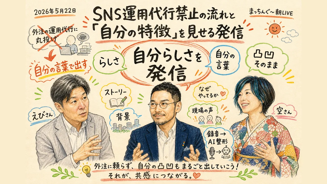 SNS運用代行が禁止される流れと自分の特徴を見せる発信
