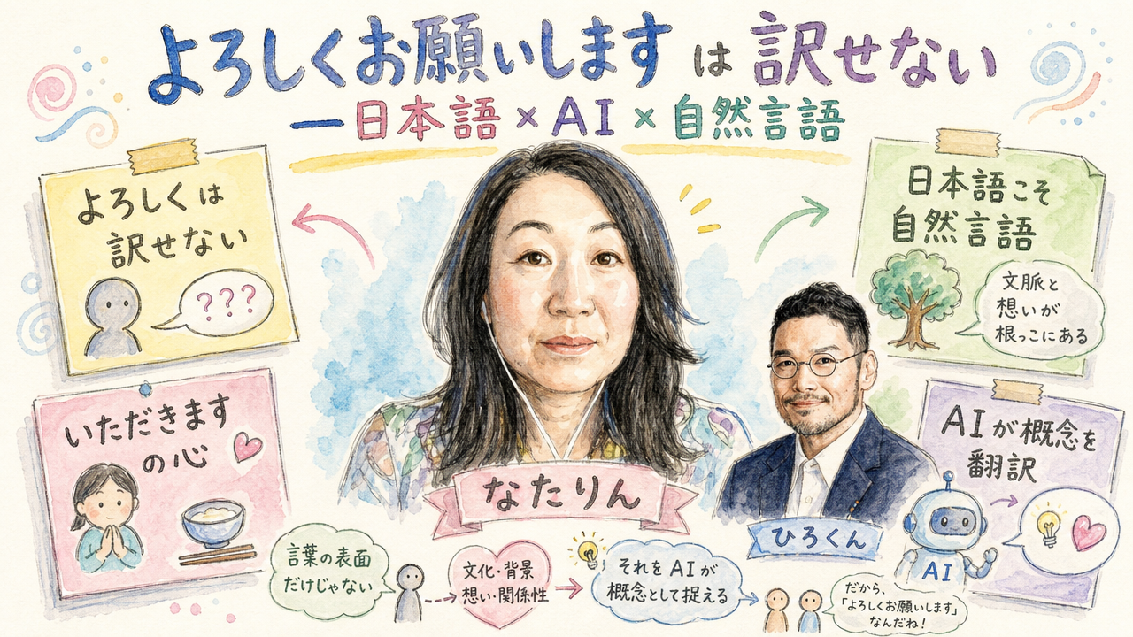 よろしくお願いしますは訳せない 日本語×AI×自然言語