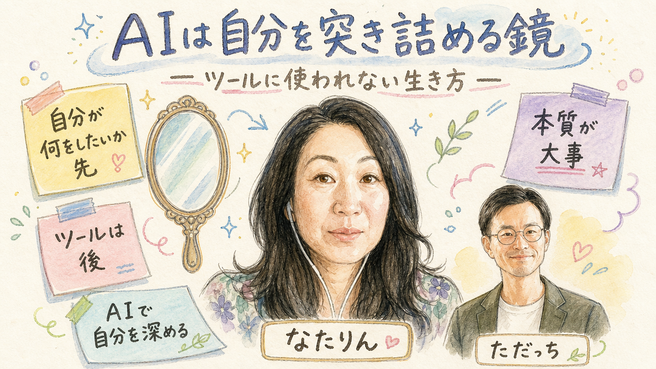 AIは自分を突き詰める鏡 ツールに使われない生き方