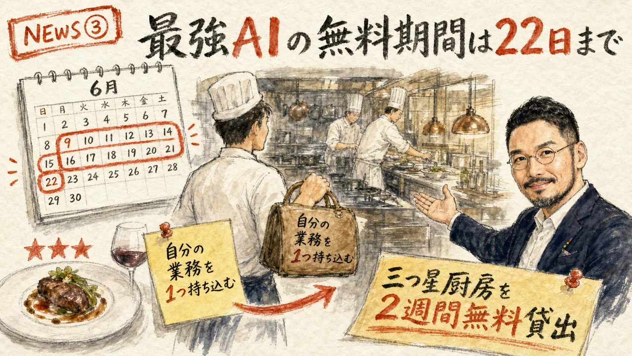 Claude Fable 5無料期間は6月22日まで（図解）