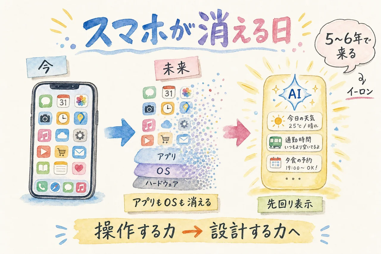 AIがアプリとOSを飲み込む未来