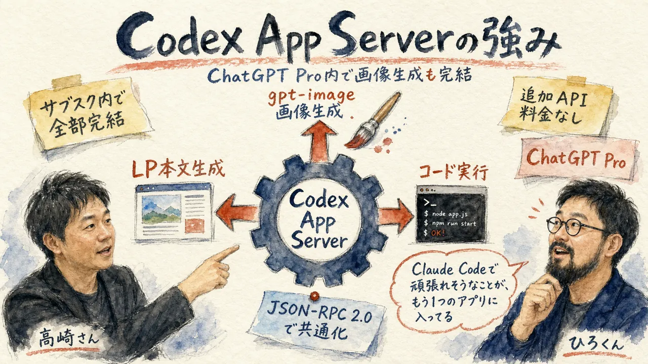 ChatGPT Pro サブスク内で gpt-image を呼び出してLPに差し込む構造図