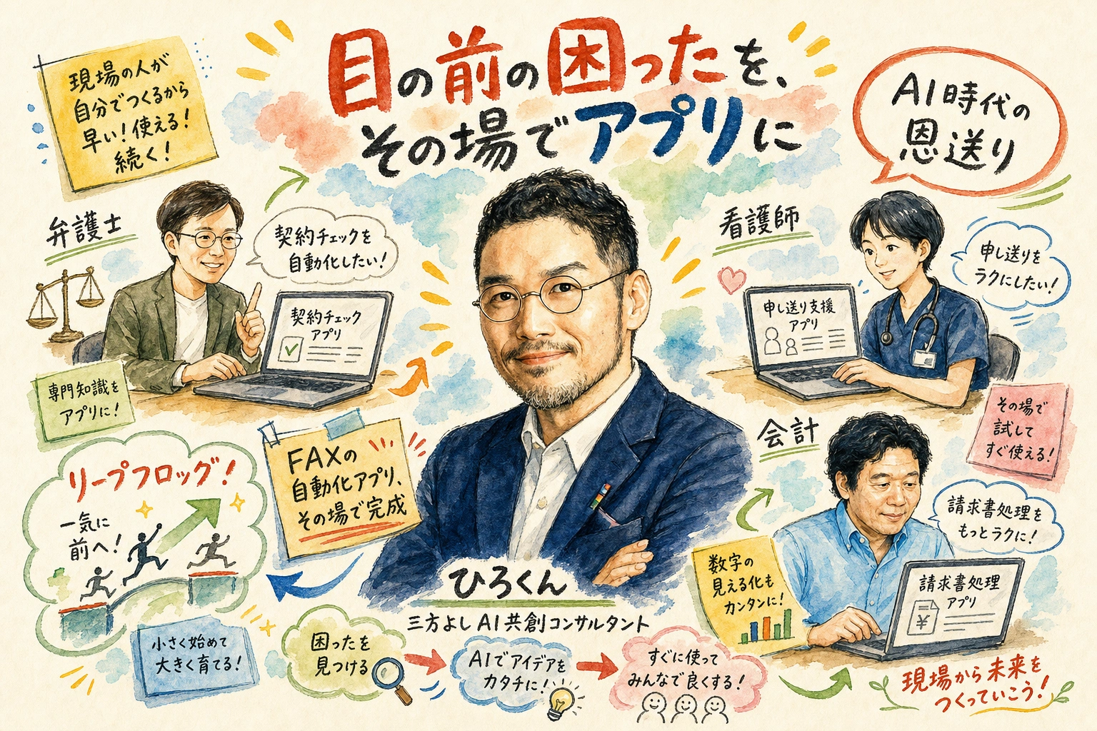 現場の業務をその場でアプリ化するグラレコ