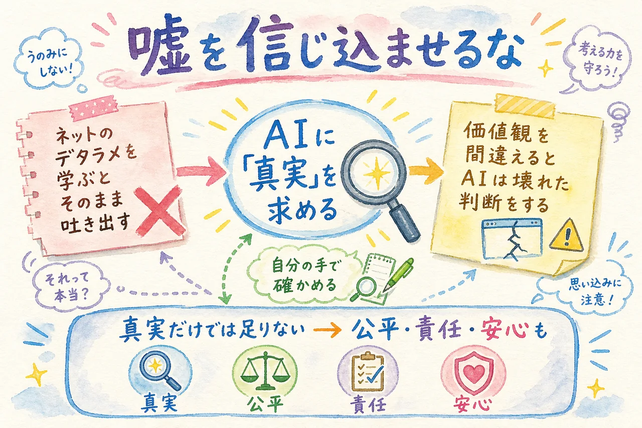 真実追求型AIというマスクの安全論