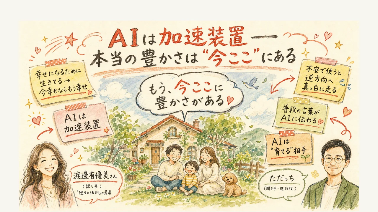 AIは加速装置 本当の豊かさは今ここにある