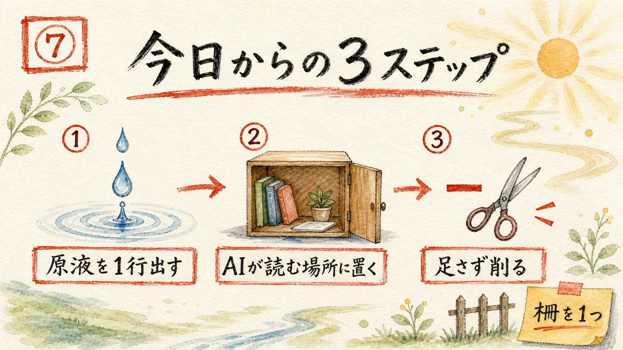 委ねるOSの原点と今日から踏める3ステップの図解