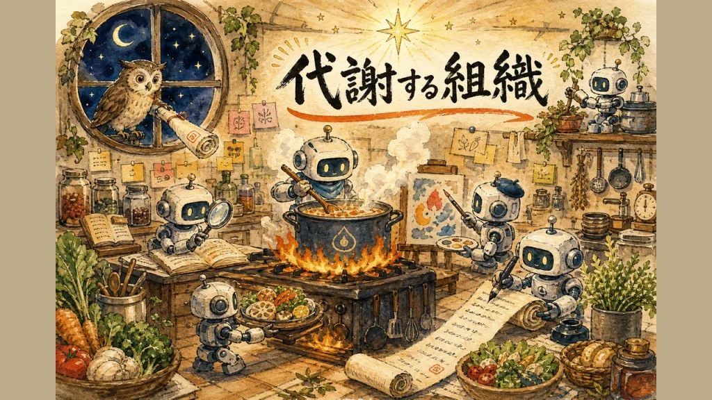 代謝する組織のグラレコ｜会社をAIに任せる