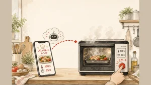 AIから操れる調理家電 図解 hero2