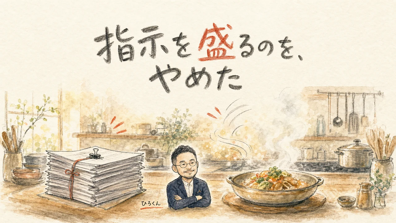 AIに長い指示書を渡すのをやめた 仕組みで囲う使い方の図