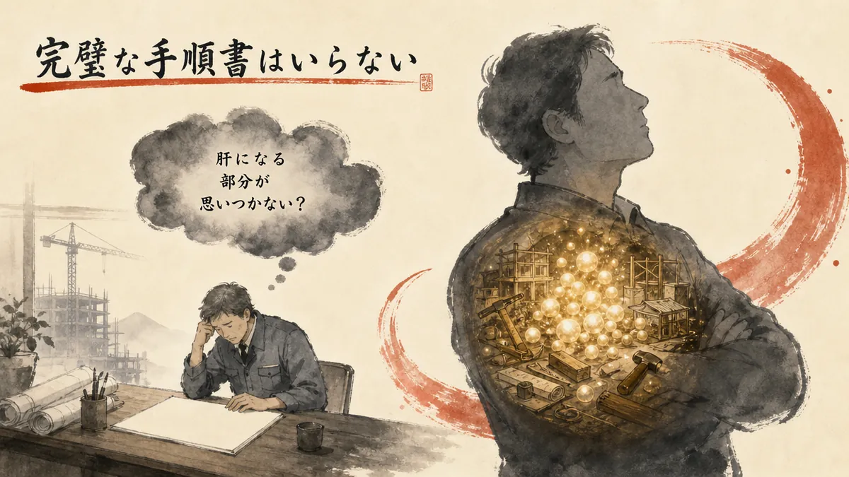完璧な手順書はいらない 図解