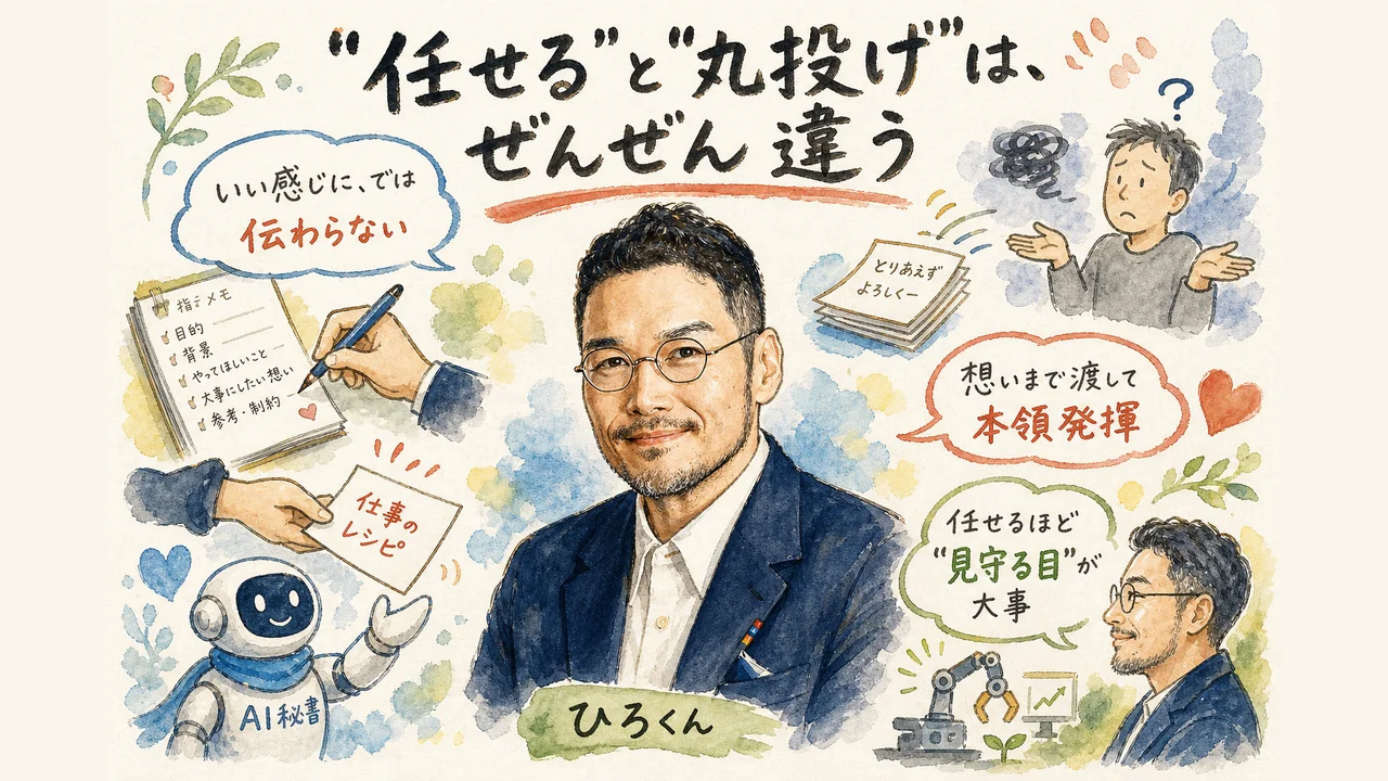 任せると丸投げは違う