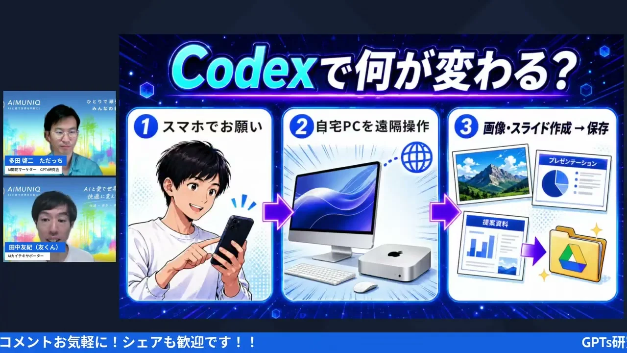 LIVEシーン2（Codex実演画面）