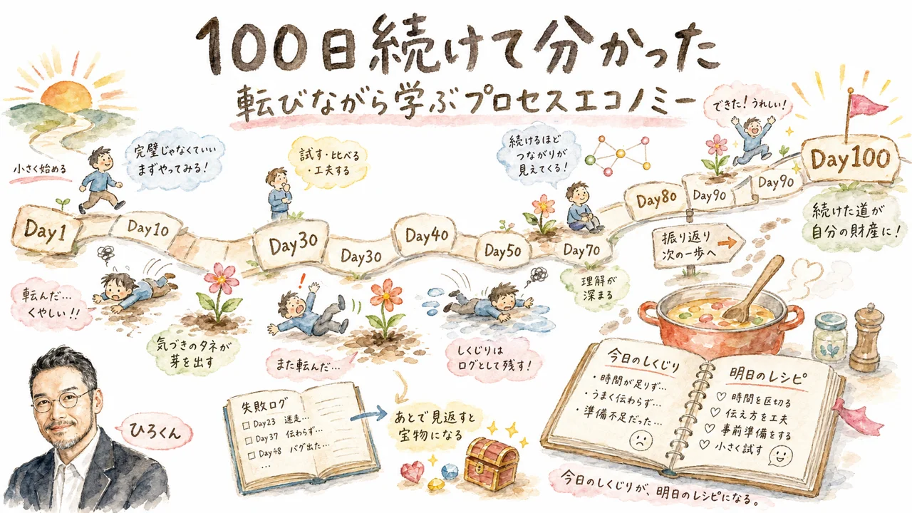 100日続けて分かった転びながら学ぶ図解
