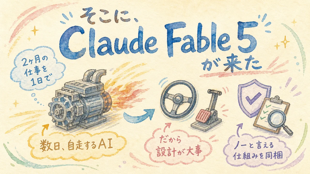 Claude Fable 5——数日自走するAIの登場