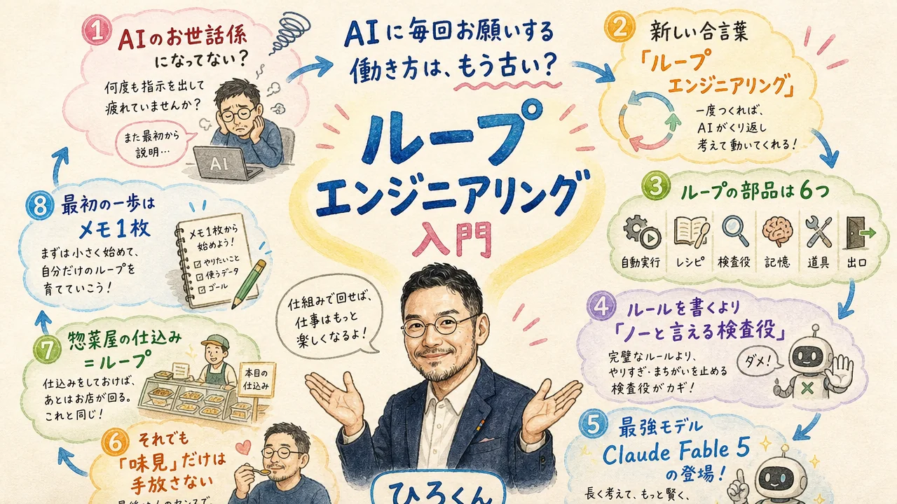 AIが働くループを設計するループエンジニアリングの入門解説