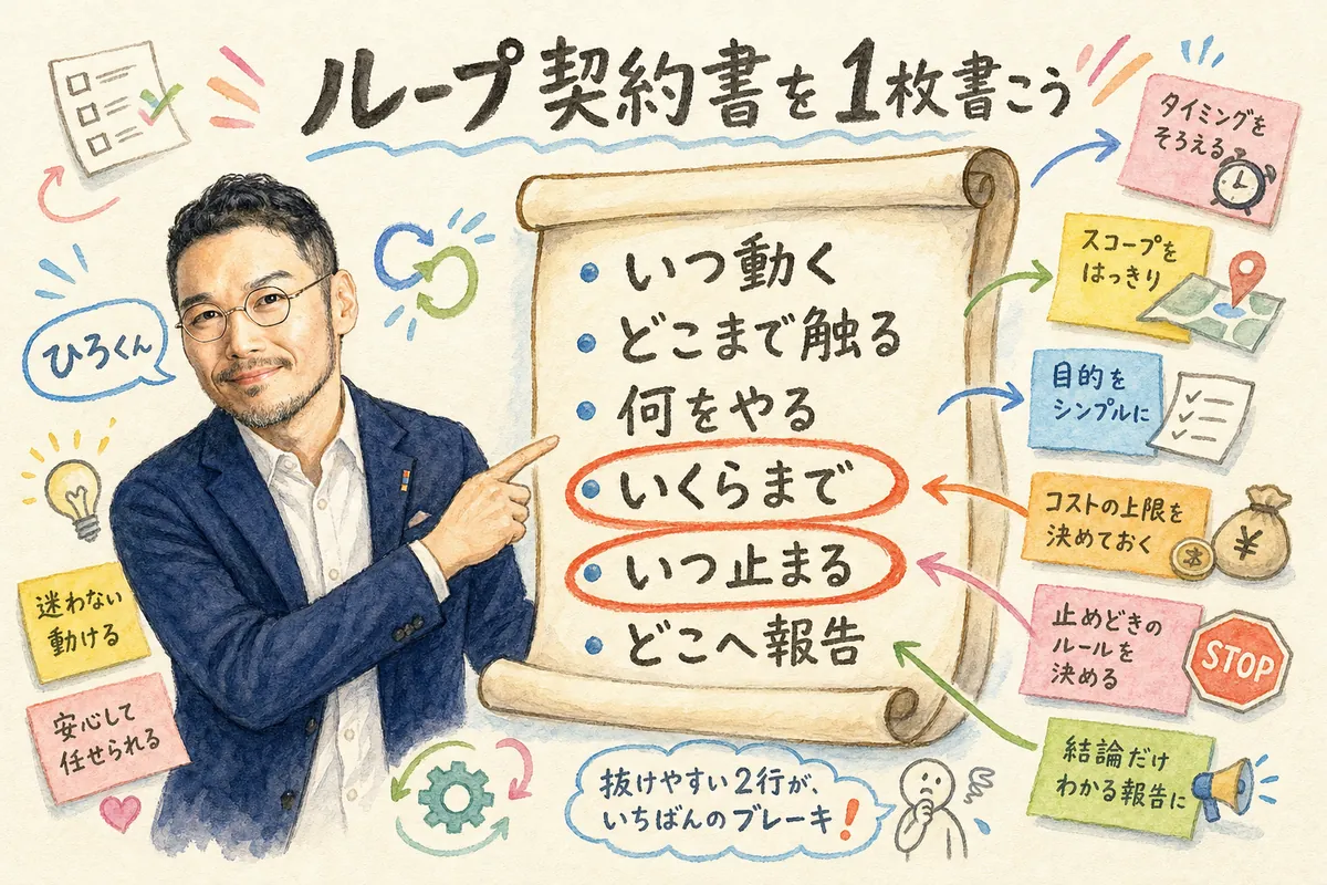 ループ契約書6要素の図解