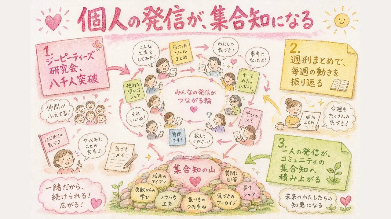 THEME 04 ／ 8,000人突破・週刊まとめ × コミュニティ グラレコ図解