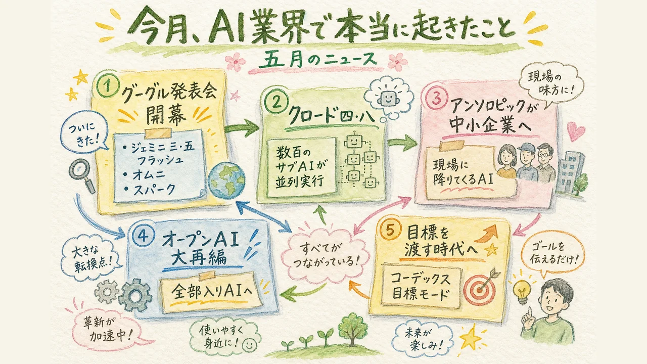 THEME 05 ／ 毎日AIニュース・業界速報（全27本） グラレコ図解