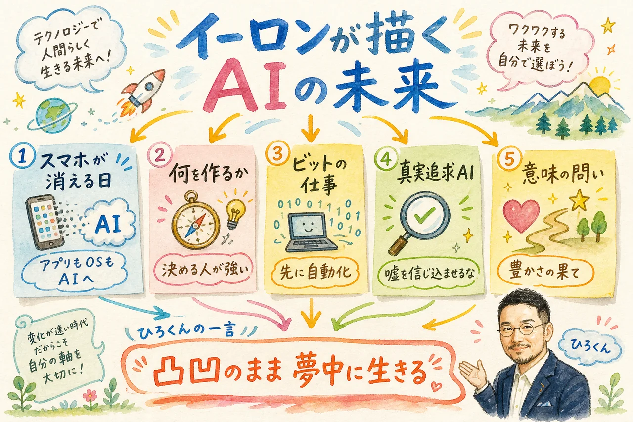 イーロン・マスクが描くAIの未来 全体像