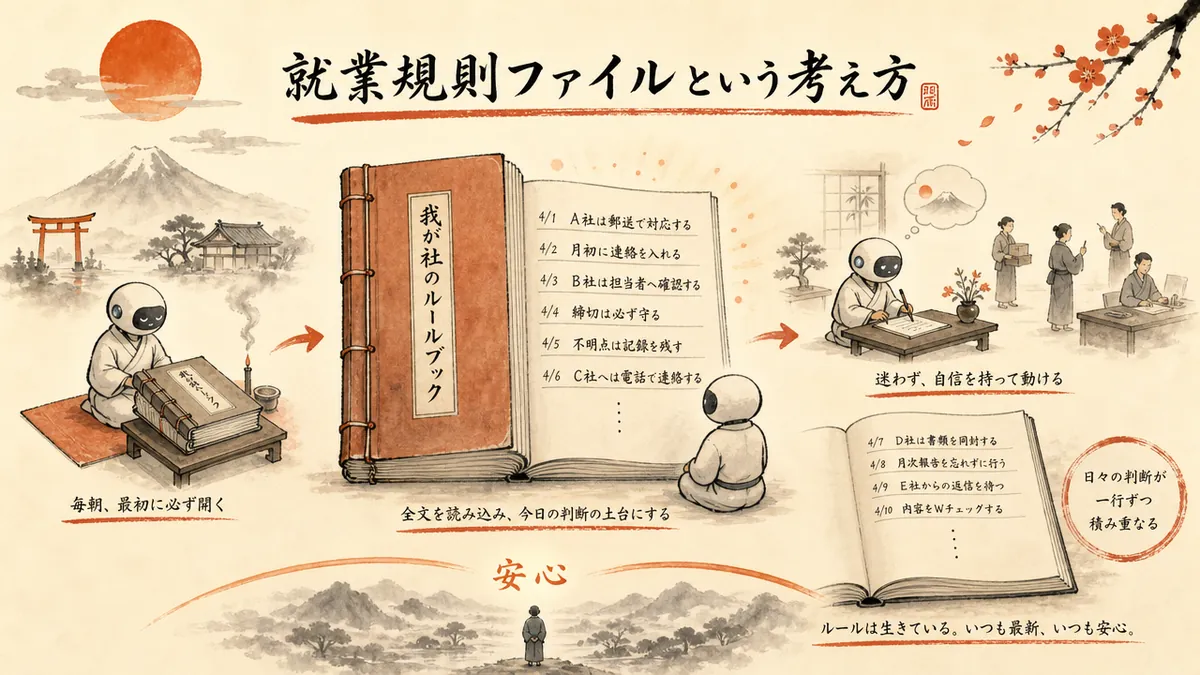 就業規則ファイルという考え方 図解