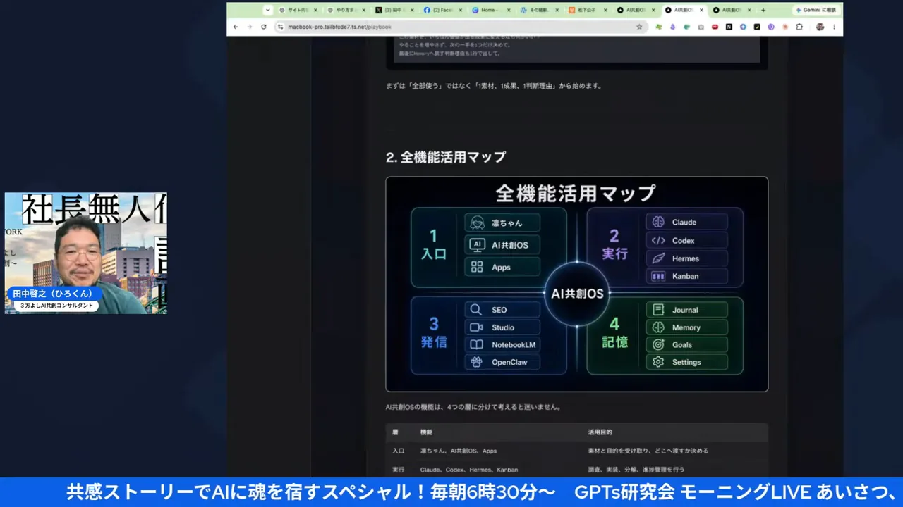 LIVE映像キャプチャ ダイナミックワークフローのデモ画面