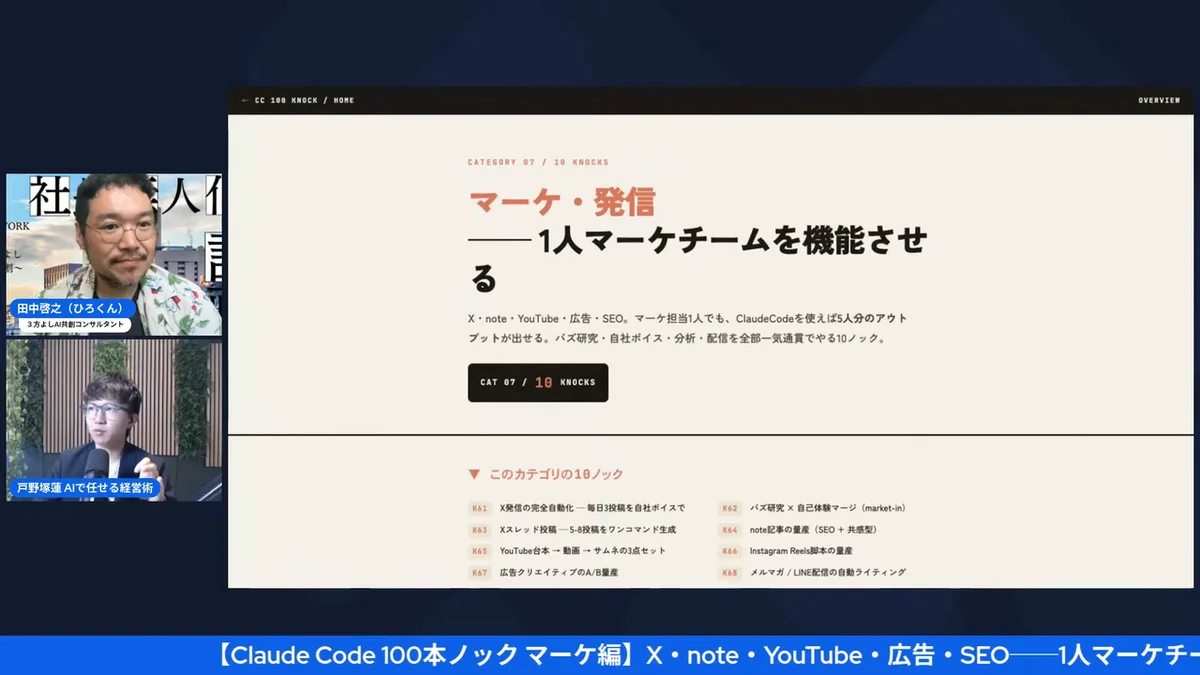 Claude Codeでマーケ5媒体を回す実例(LIVE画面)