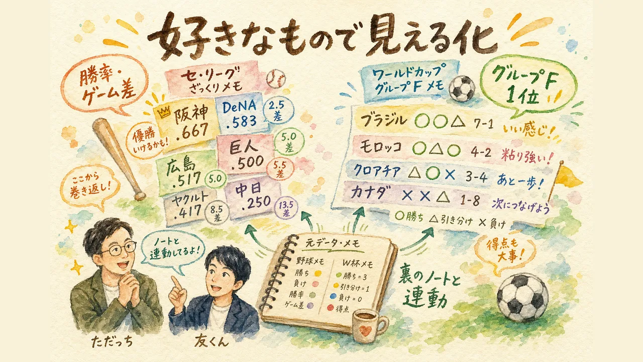 野球とワールドカップで“ダッシュボード”を体験する