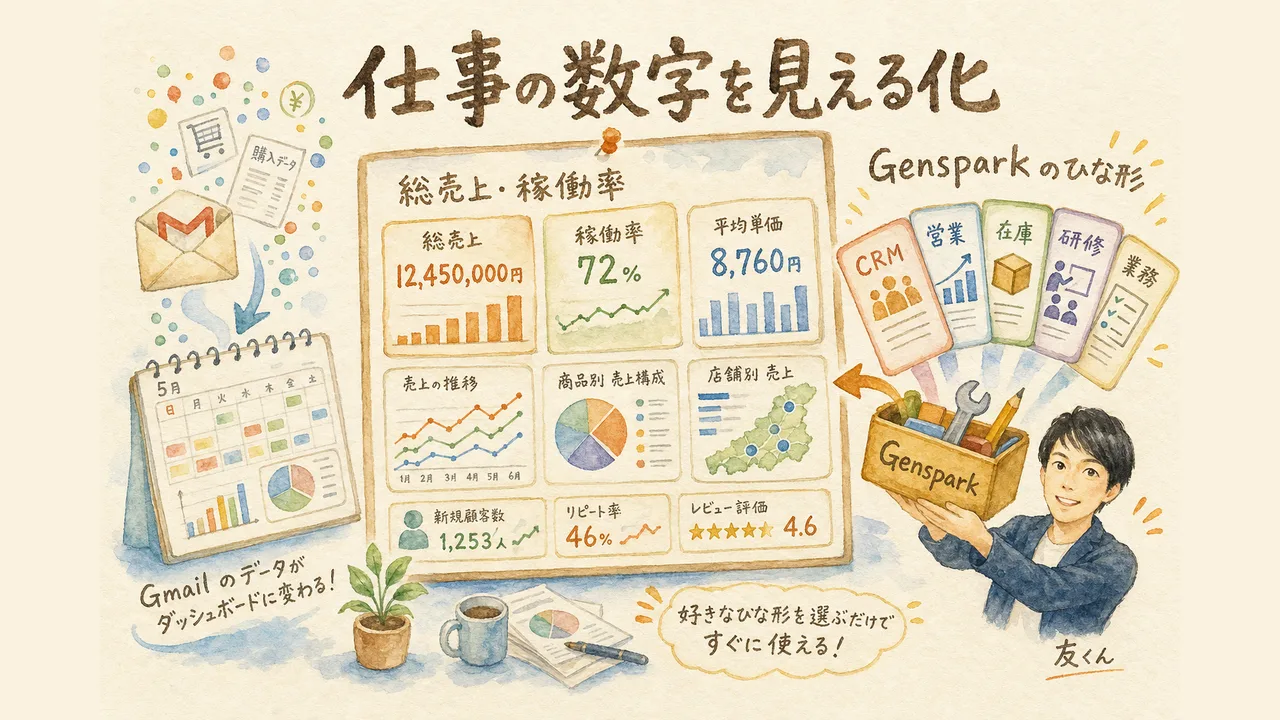 仕事のデータこそ“見える化”だ — 売上分析からGensparkまで