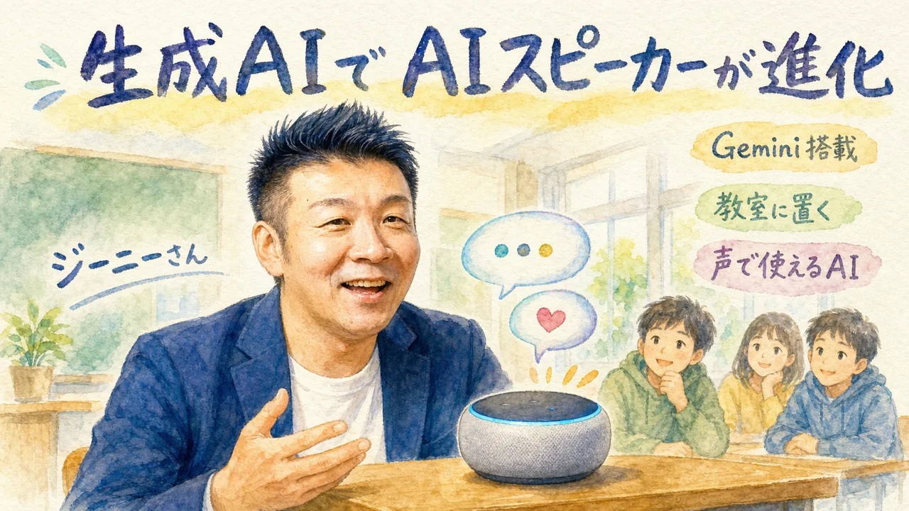 生成AI時代のAIスピーカーが登場