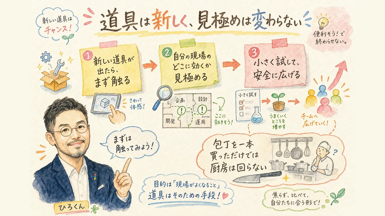 まとめ —— 道具の価値は「何ができるか」で決まる