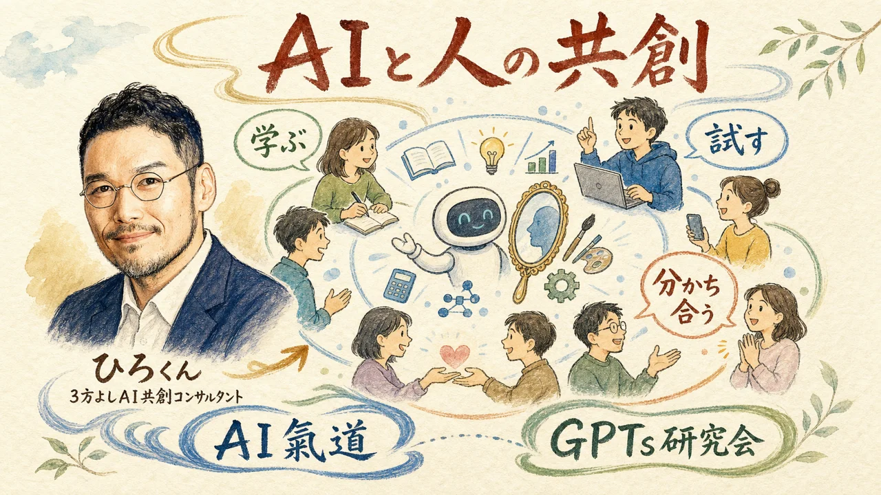 AI氣道とGPTs研究会で学ぶ、試す、分かち合うAIと人の共創の輪