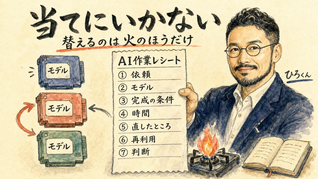 もし横井軍平さんがAIビジネスを始めたら、枯れた技術で4つの小さな商売を組み立てるイメージ
