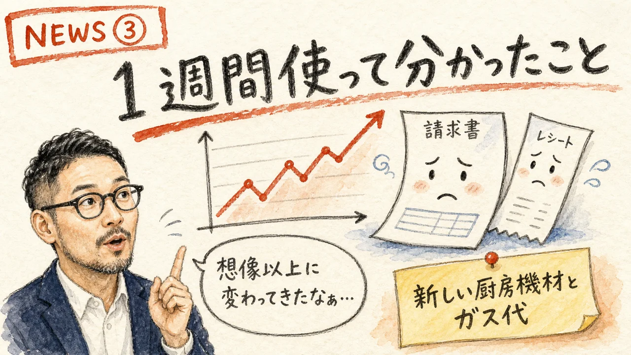 Claude Sonnet 5の1週間レポートを確認するひろくんの図解