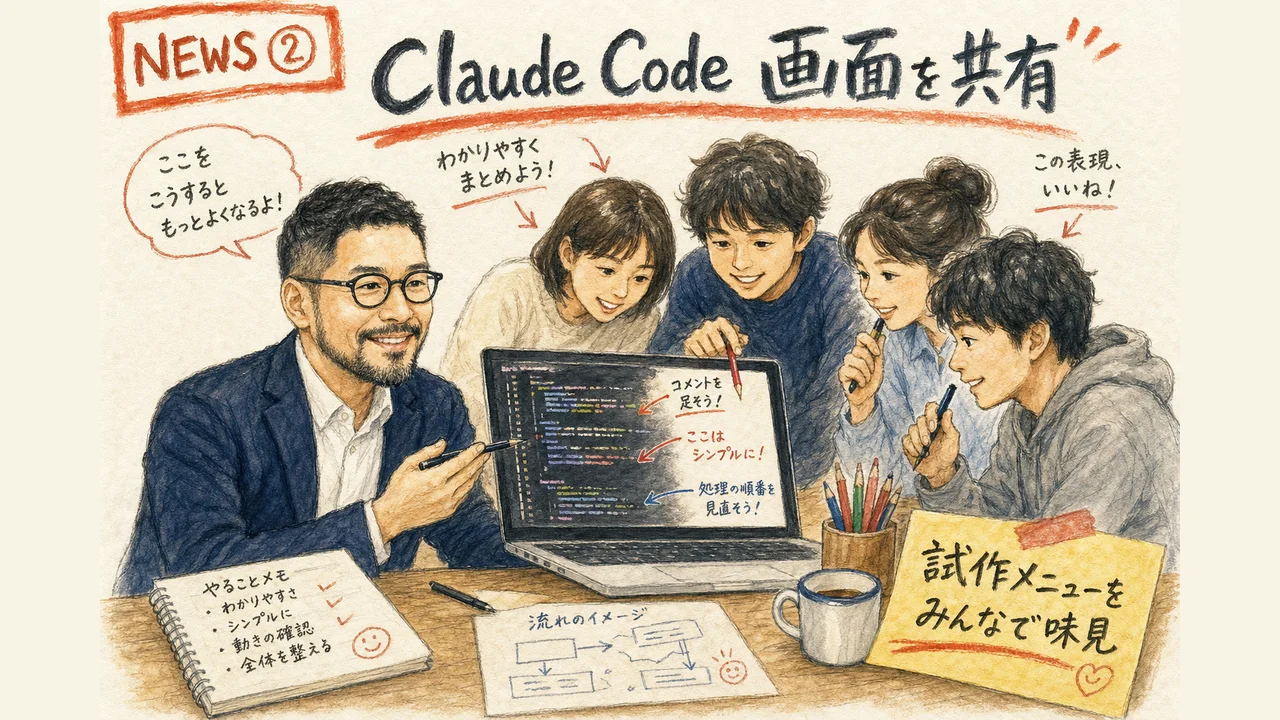 Claude Code Artifacts共有機能を示す図解
