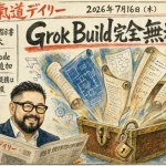 Grok Buildが完全無料に？ChatGPTの「指示書」上限も3倍超に拡大【最新AIニュース解説】2026年7月16日号