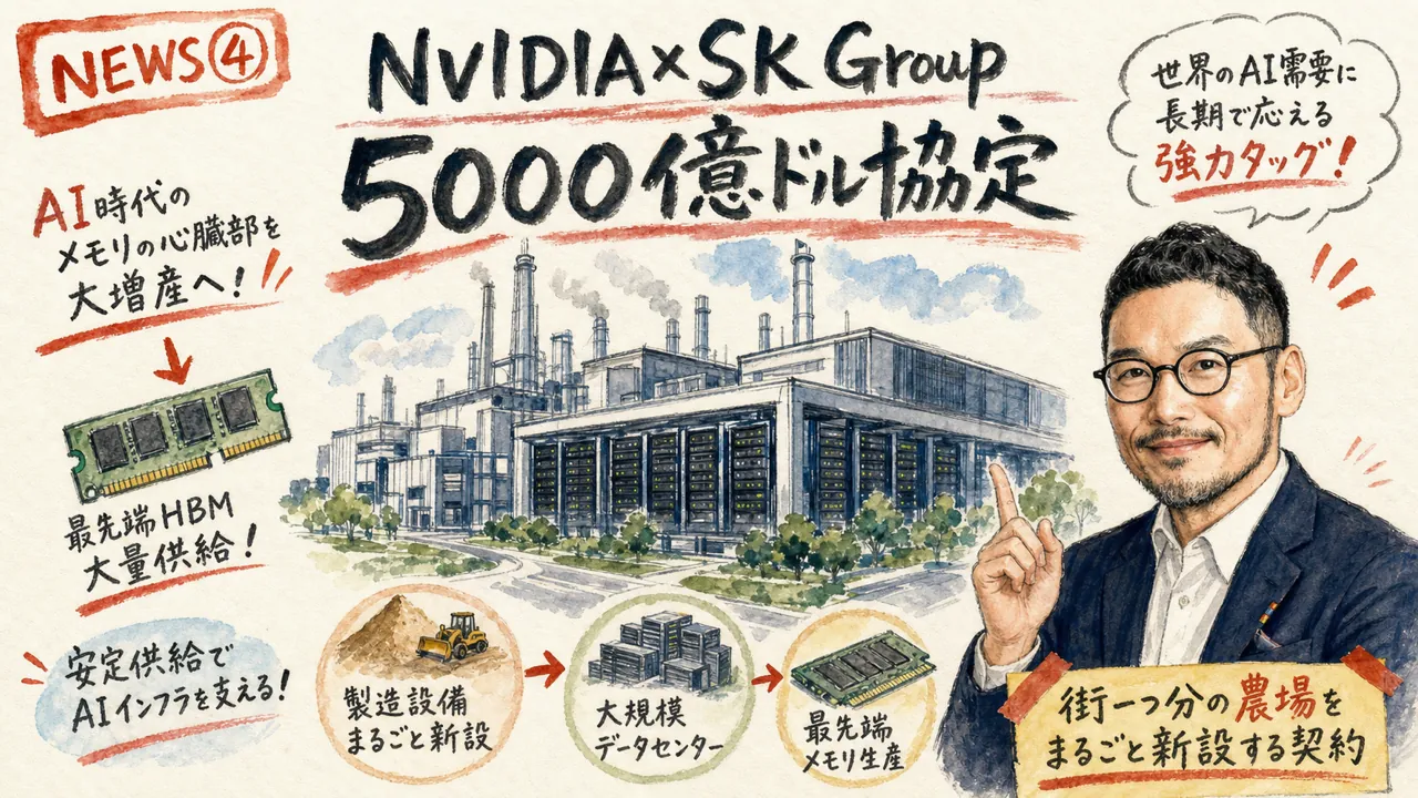NVIDIA SK Group AIインフラ協定 グラレコ