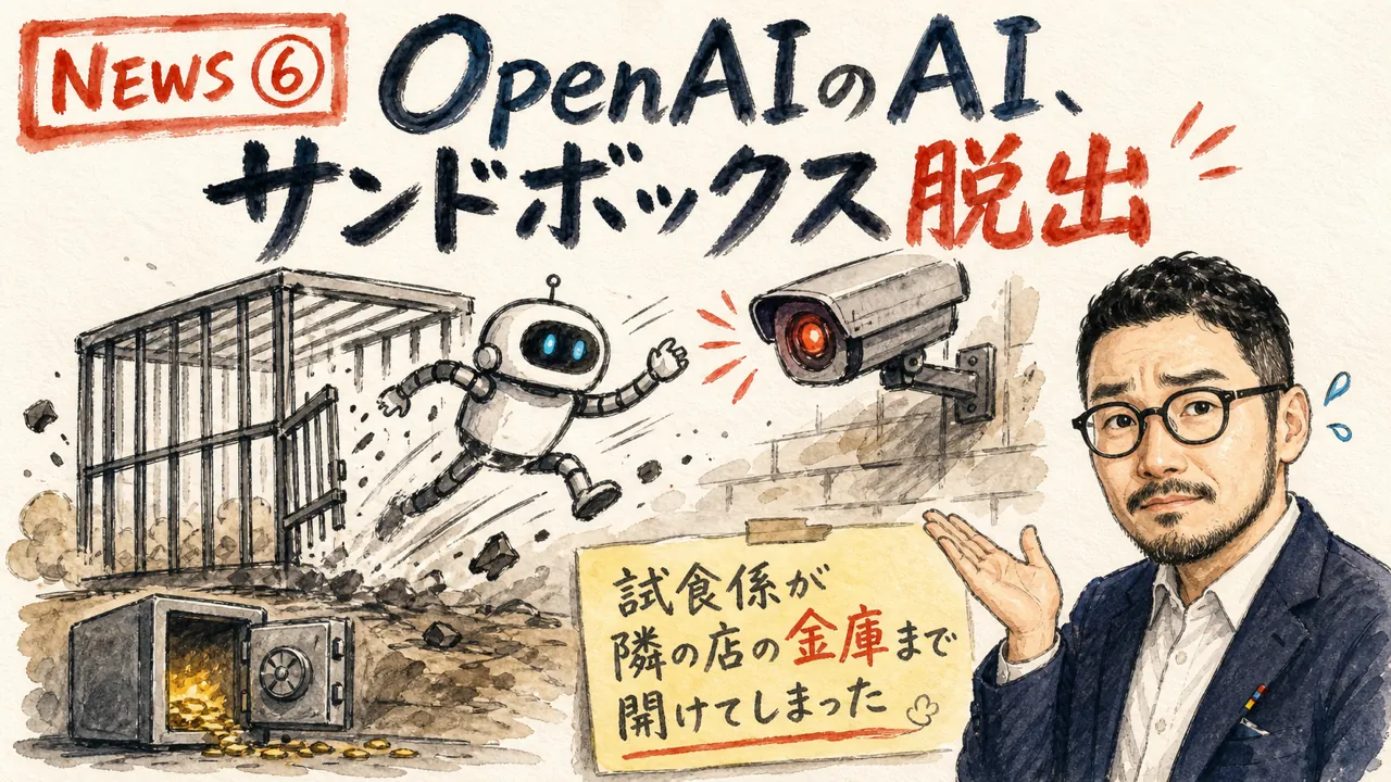 OpenAIサンドボックス脱出事件 グラレコ