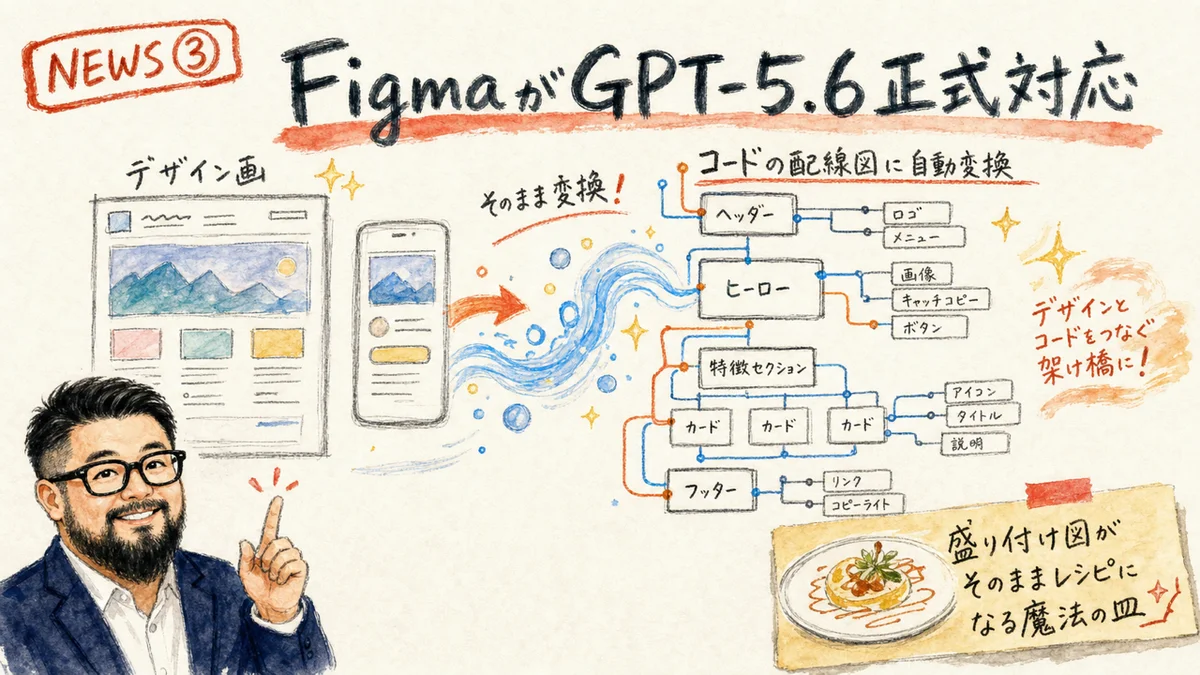 Figma GPT-5.6正式対応 グラレコ