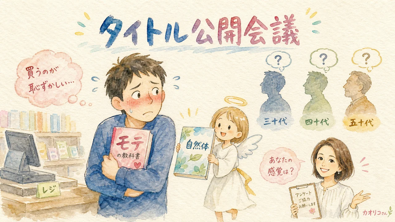 「モテ」を書名に入れたら買いにくい?——公開タイトル会議とターゲット談義