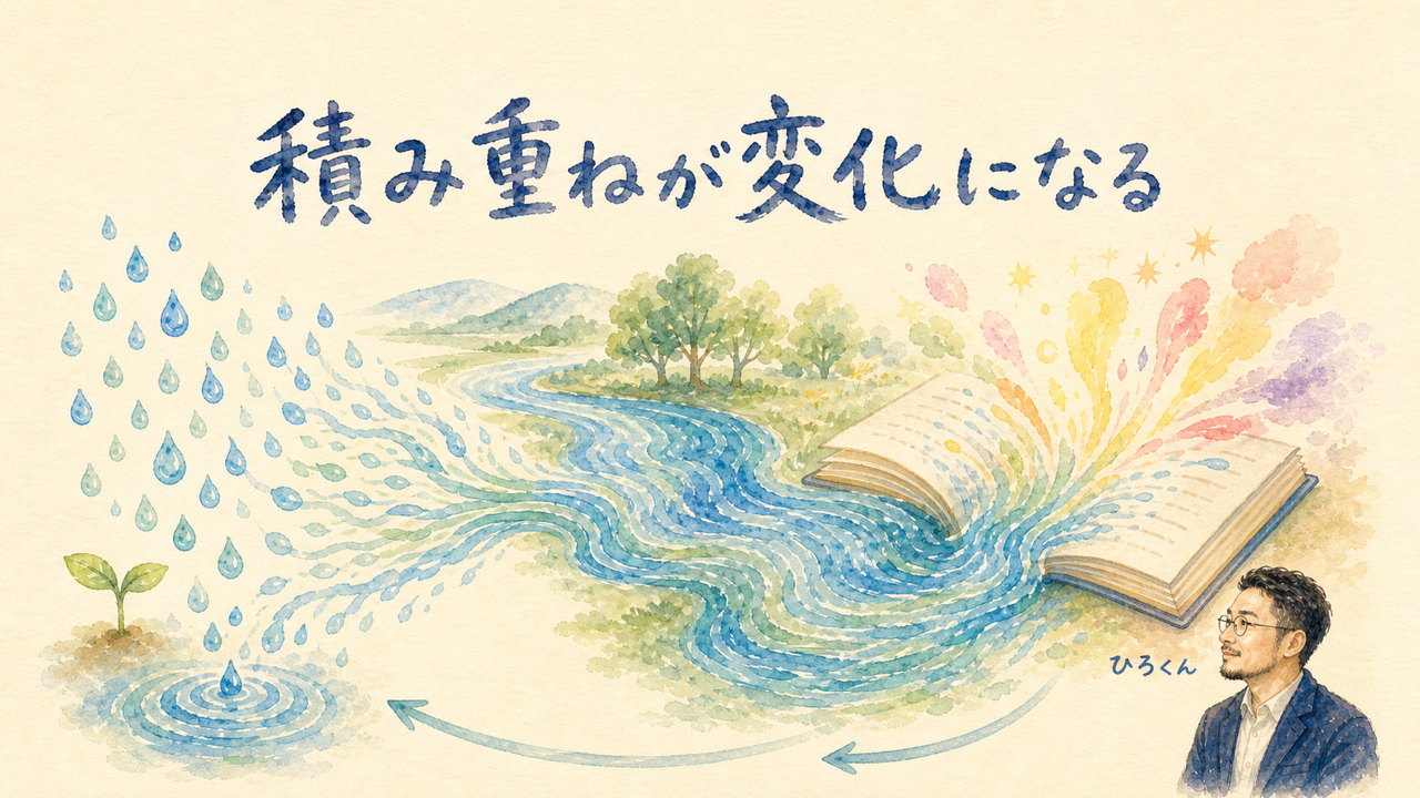 本という原液をAIが注ぎ手として横に広げていくイメージ図解
