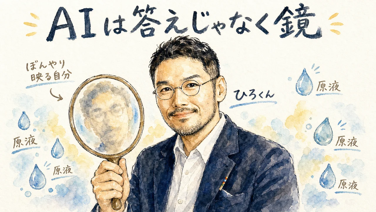 鏡の話は私が分身AIでずっとやってきたことだった コラム図解