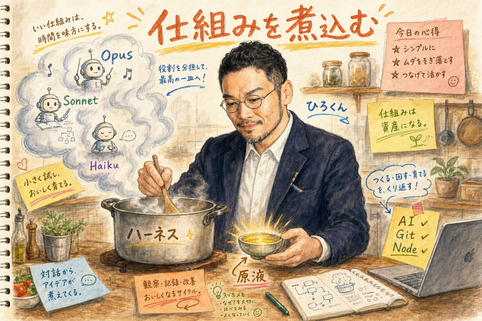 ひろくんのコラム 器と原液の話 図解