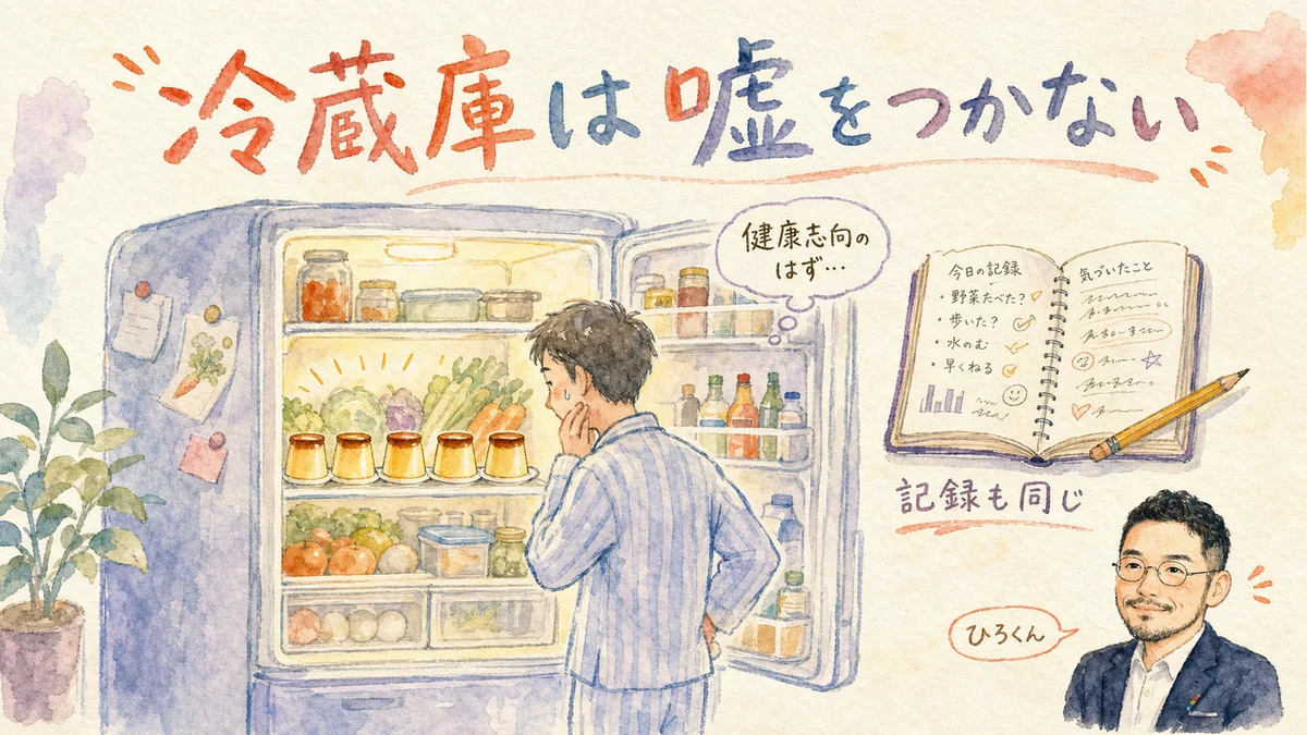 冷蔵庫は嘘をつかない 図解グラレコ