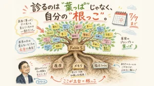 根っこを診る Fable5特集 アイキャッチ