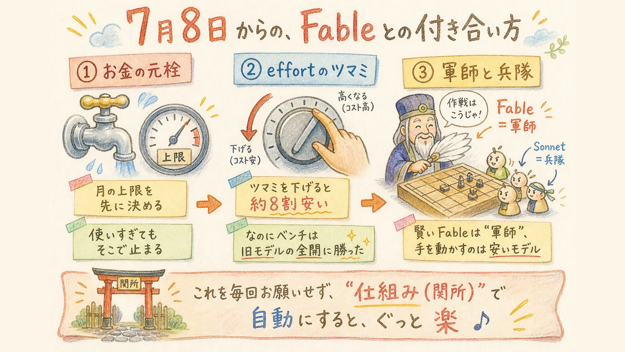 7月8日からのFableとの付き合い方