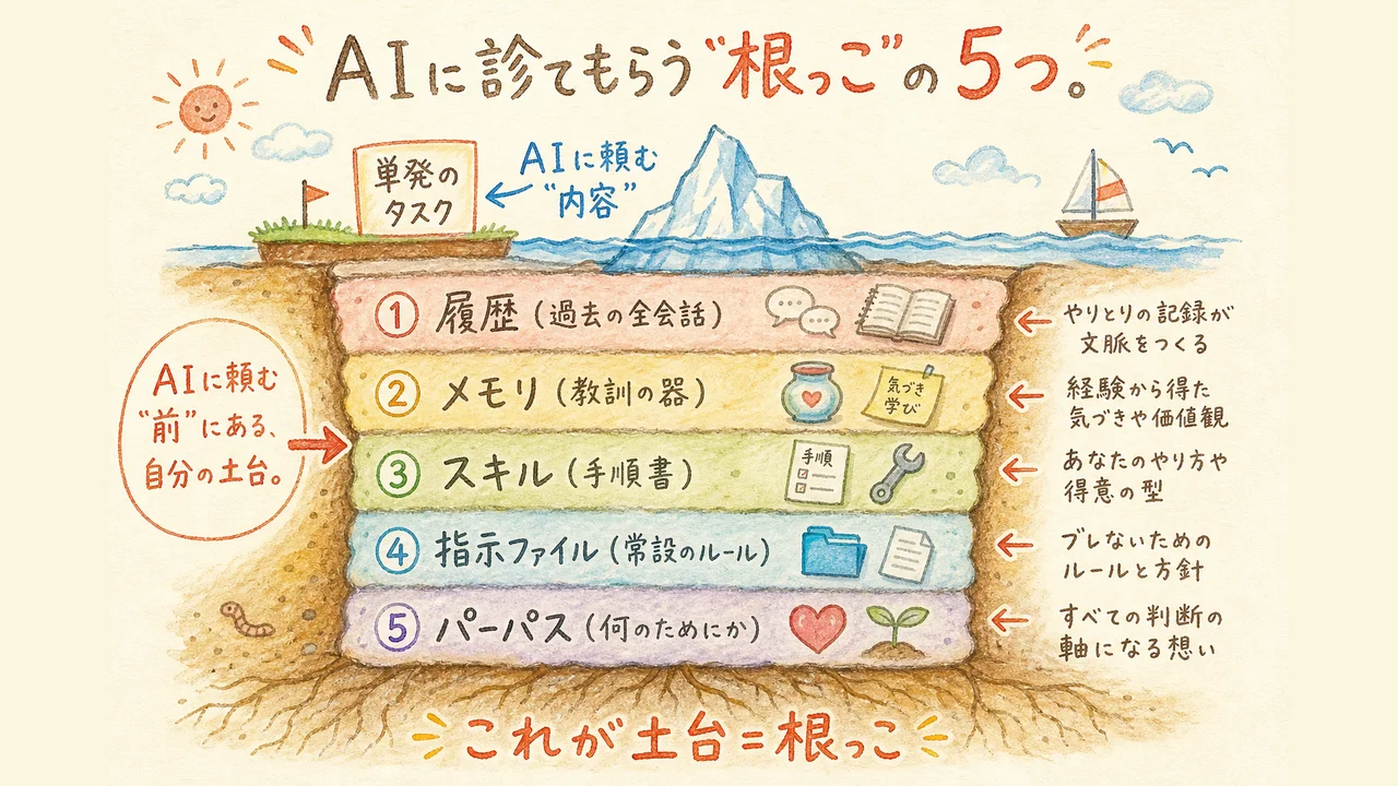 AIに診てもらう根っこの5層